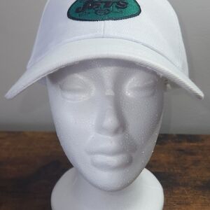 NFL New York Jets Classic White Cap with Green Emblem